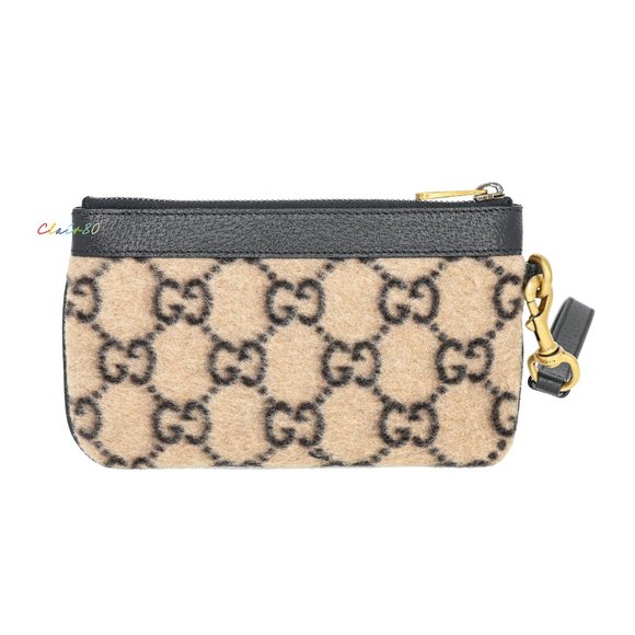 Gucci 597671 GG Wool Wristlet - Picture 3 of 7